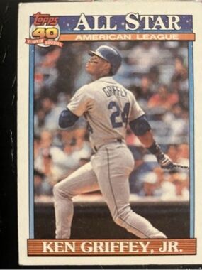 Topps All-Star Ken Griffey Jr. Card - Blue & White